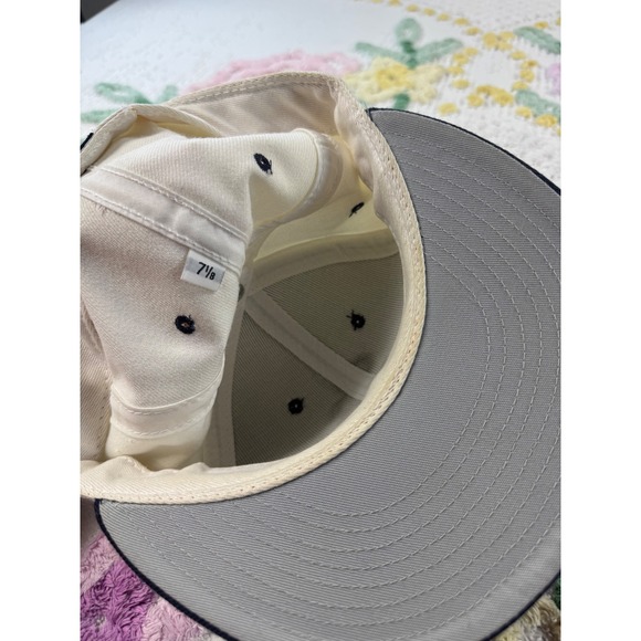 Buddy's All Stars Baseball Cap SB Logo Tan Navy   Size 7 1/4 - Picture 3 of 4